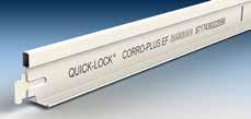 Quick-Lock Corro-Plus EF The extra corrosion-resistant Quick-Lock Corro-Plus system, which was introduced in 2015, underwent further improvement last year.