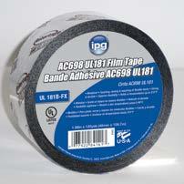 resistant LEED LEVEL AC50UL DUCTape PREMIUM 4 MIL DUCT UL 8B-FX LISTED AC50ULS.88in 60yds 48mm 54.8m 0-779-995-9 995 4 Silver AC50ULB.88in 60yds 48mm 54.8m 0-779-995-6 995 4 Black AC50UL48M.