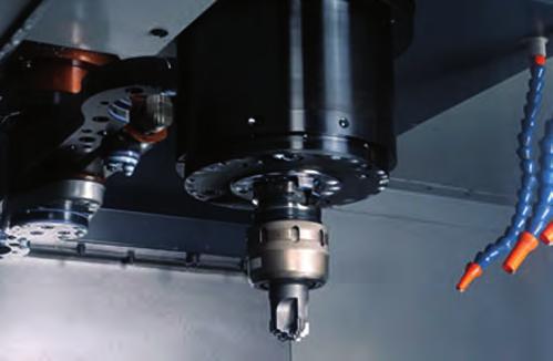 5 Nm continuous) the spindle offers efficient, highly productive machining characteristics to address a wide range of materials typical of the production environment.