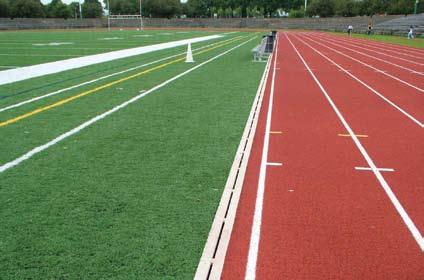 System 3000 Sporting facilities can use a wide variety of hard & soft surface materials. All external venues should incorporate surface drainage to protect these sport surfaces.