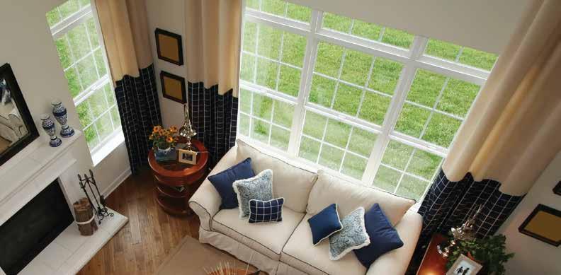 Advanced Window Design The Huntington can improve the thermal performance in your home and help reduce heating and cooling usage.