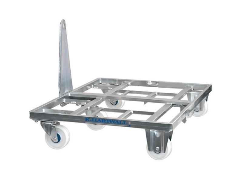 KHW Lean Dolly type 600 x 800 - KHW article no.: DOS1636 / DOS1576 - Designed for: Standard Euro boxes Standard US boxes Plastic pallet Pallets & Steel boxes - Max.