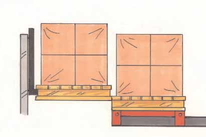 Fig. 14 Step 1, place next load 3 above load in system. Make pallet-on-pallet contact. Step 2.