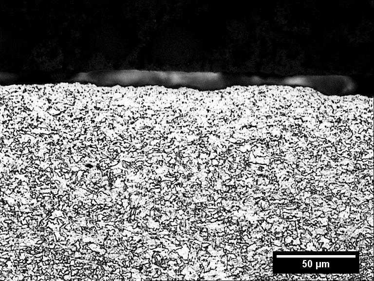 Analysis of material s microstructure The microstructure was analyzed by light microscope on cross-cuts of specimens prepared for metallographic analysis.