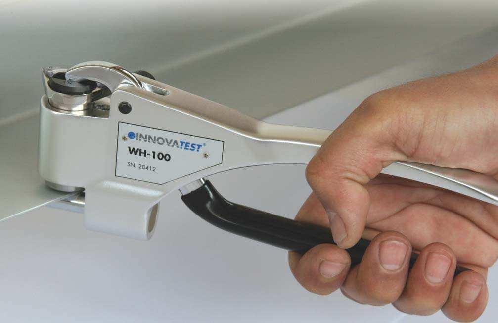 WEBSTER PORTABLE HARDNESS TESTERS WH100 WEBSTER WH100 MECHANICAL SHEET & STRIP METAL HARDNESS TESTER FEATURES The INNOVATEST WH Series hand operated Webster Hardness Testers are portable instruments