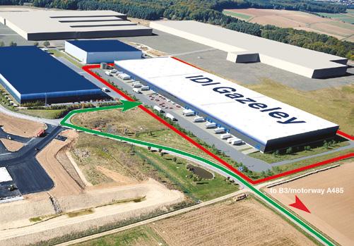 Magna Park Rhein-Main Build-to-suit opportunities of 26,000 SQ M (279,861 SF) and more GERMANY Building 2 Building 1 INDICATIVE SITE PLAN An established logistics location north of Frankfurt Due to