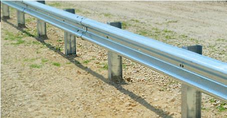 T-31 W-Beam Guardrail 64 Proprietary, strong post w-beam W-beam attaches directly to