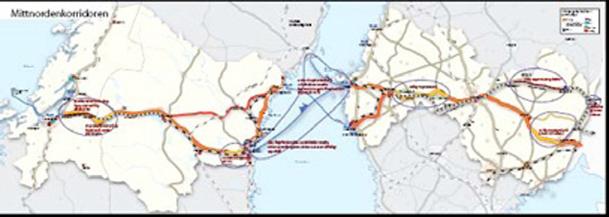 Relevant projects under the BSR Programme 2007-2013 NECL II (North East Cargo Link II) The objective of NECL II project is to implement the Strategy for North East Cargo Link (developed in NECL I),