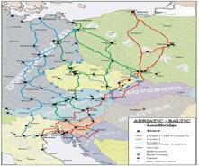 Relevant projects under other Interreg Programmes ADRIATIC-BALTIC LANDBRIDGE The focus of the project is on improving the transport routes connecting the Mediterranean and Baltic countries.