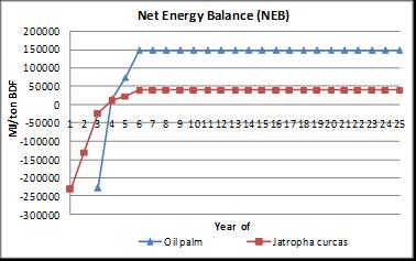 MJ/ton BDF POSTER Fig.10. shows NEB BDF-CPO and BDF-CJCO value throughout its life cycle. NEB value is the result of subtracting output energy values with energy processes.