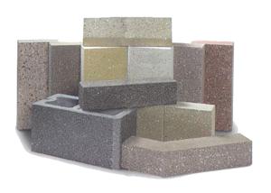 Block surface types ground face Ground face - face ground lightly to polish cement particles and expose color of aggregate