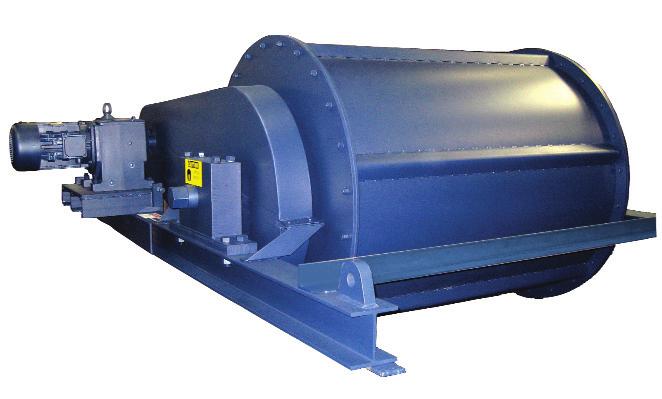 When material carried on a conveyor enters the magnetic field surrounding a Perma Pulley, pieces of ferrous metal in the material are attracted to the belt.
