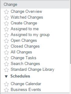 A Change Business Events list appears