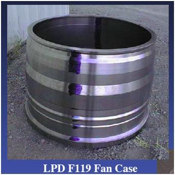 Fan case produced by adding features with AM (laser aided directed