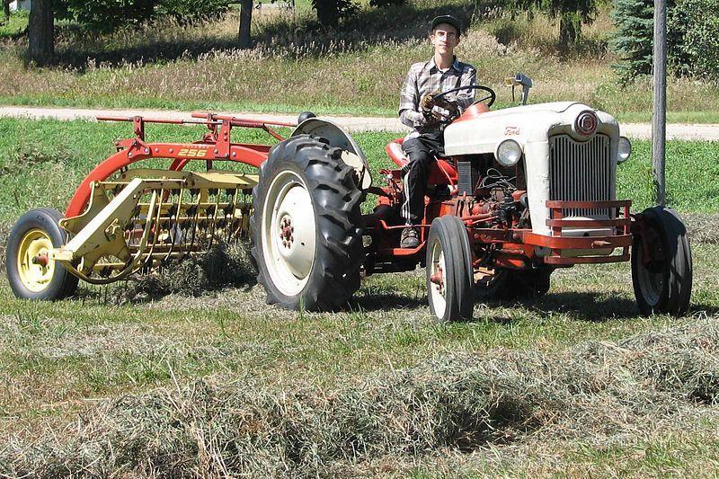 Match Tractor and Implement use small (older) tractors for light jobs Photo credit: