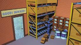 RISK FACTORS The box being placed in racking is positioned in a manner requiring it to be manipulated at a distance from the trunk The physical effort when handling the load in racking is made with