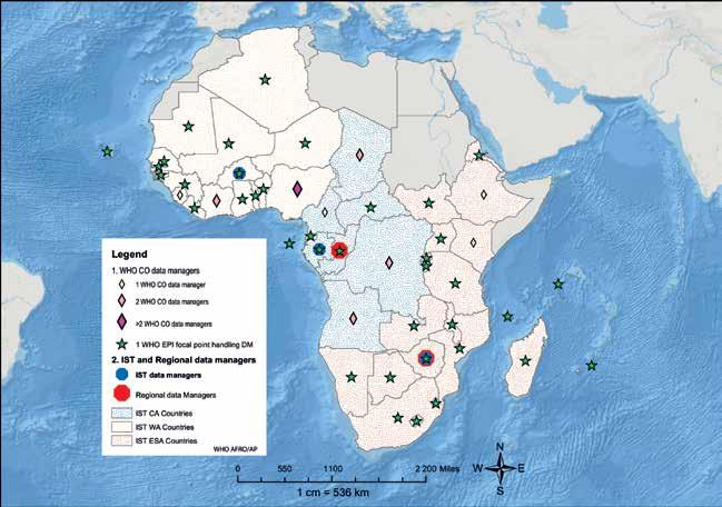 Part III: Vaccine-preventable disease surveillance in the WHO African Region various programmes are the population data within the different target age brackets.