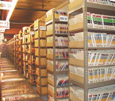 Black Record archive bulk storage specially designed for record retention.