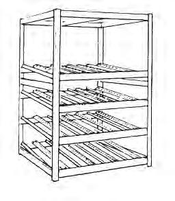 Single entry or double entry racks allow complete accessibility. Storage width of 5', standard heights to 15' available.
