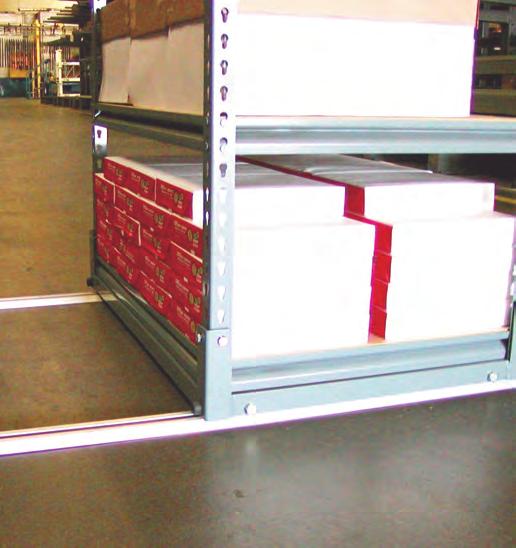 Mobile Aisle Systems Properly leveled tracks provide greatest ease in carriage movement. Best results are achieved when out of level floor conditions do not exceed 3/16" in 10 feet.