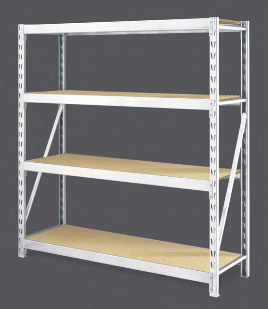 Introducing Loadmaster by Bridging the gap between standard shelving and pallet racks Rapid Rack s Loadmaster Series is designed for the hand loading of intermediate weight items.