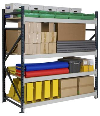 DEXION Product Catalogue Longspan Shelving Wide span shelves up to 3000mm Bolted frame