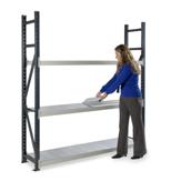 The fastest way to build rigid, tough high capacity shelves for archives and awkward