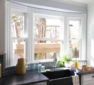 WoodStar TM Bay & Bow Windows Enhance any room with the three-dimensional effect of a Bay or Bow window.