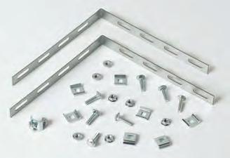 Horizontal adjustable kit can be used to create horizontal angles from prepared straight sections Conveniently poly-bagged Finishes : EG, BLE, 316S Horizontal Adjustable Kit FTSHAK Horizontal