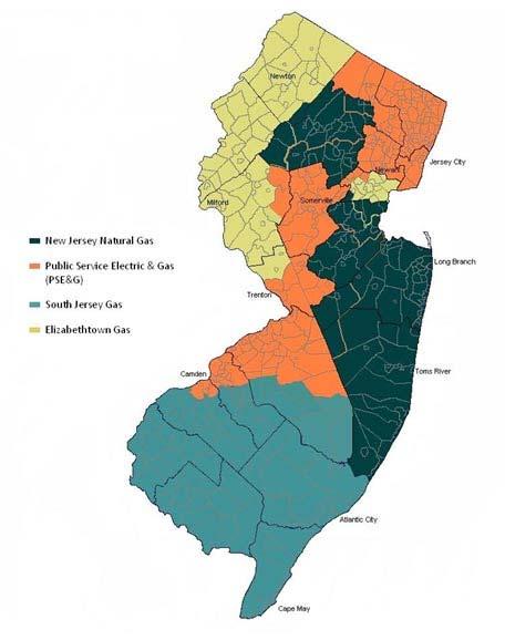 Overview Natural Gas Use in NJ Primary energy: 30% Electric generation capacity: 54% % of