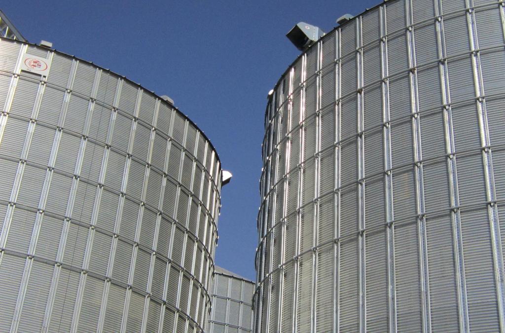 SILO ROOF SYSTEM: The FOPRO silo roof is one of the strongest silo roofs available. FOPRO s roof structure specially designed and manufactured by using high strength steel with 275 gr/m² zinc coating.