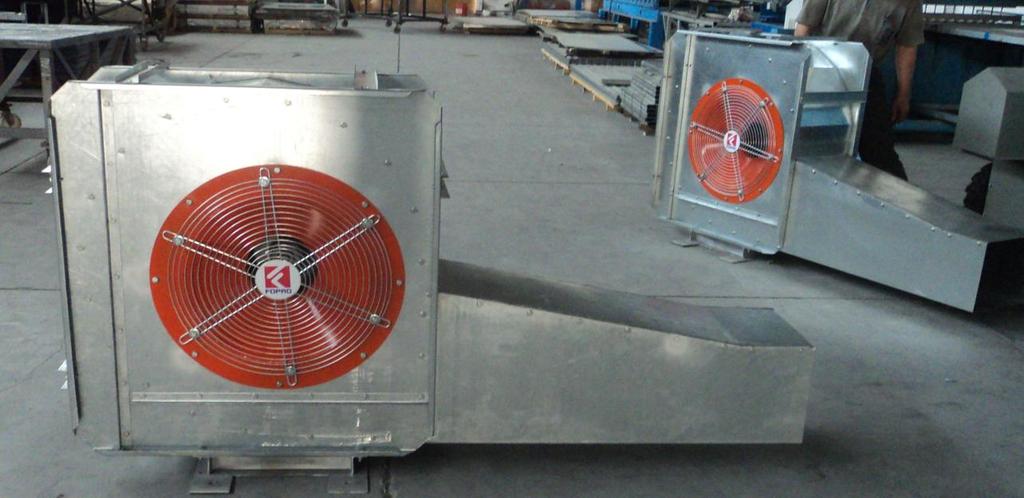 FOPRO CENTRIFUGAL FANS FOPRO has over 100 models of fans, ranging from 50 and 60 Hz, with low and high speed centrifugal
