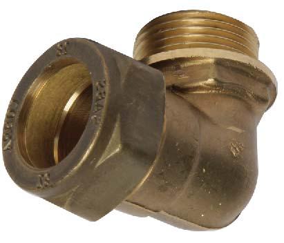 COMPRESSION FITTINGS D-8XS Elbow, 90.