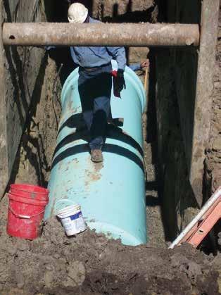Sani-21 : PVC Sewer Pipe SPECIFICATION DATA SANITARY SEWER PIPE FOR THE 21st CENTURY TM Rieber Joint Illustration D C A B t Sani-21 is supplied in 14 foot and 22 foot laying lengths.