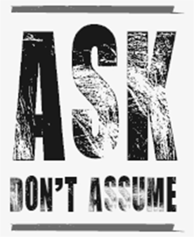 Don t AssUme Age is a Guide not an Absolute!
