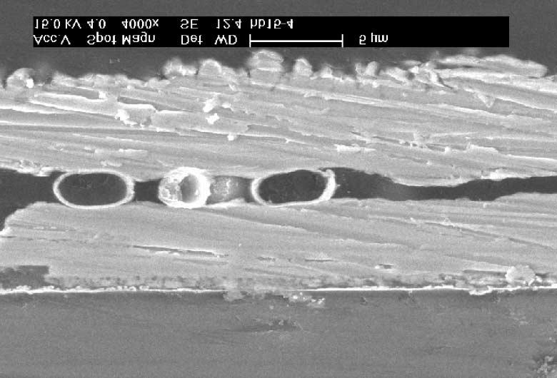 Y.C. Chan, D.Y. Luk / Microelectronics Reliability 42 (2002) 1185 1194 1193 Fig. 14. SEM micrograph showing the conductive particles being compressed by the Ni bump and Cu pad leaving no gaps. Fig. 15.