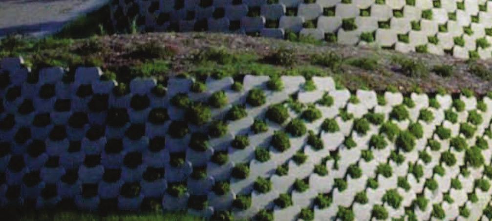effective alternative to traditional retaining walls Aesthetics Pleasing appearance with a green wall Environmentally friendly vegetated