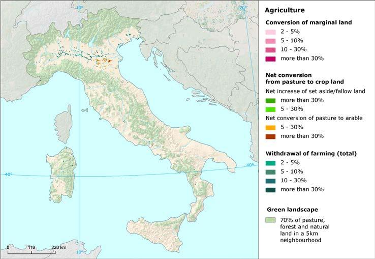 Agriculture () Internal agriculture development accelerates again After a major slowdown, which was observed in the previous period, the intensity of agricultural development in Italy shows slightly