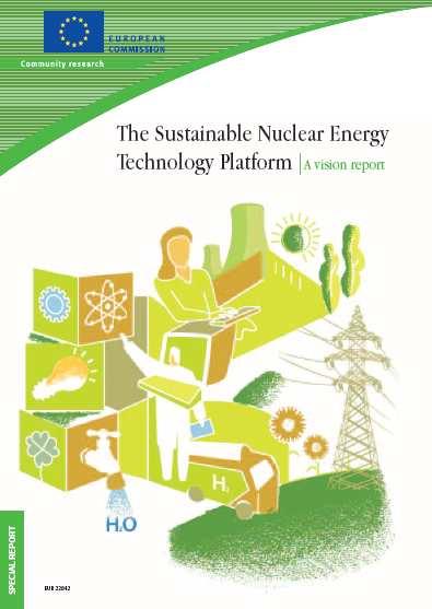 European Sustainable Nuclear Energy Technology Platform GEN II & III LWRs New materials & fuels GEN IV (V)HTR Process heat,