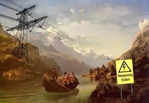 Photo: Bevar Hardanger The government approves disputed power line