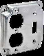 4" Industrial Covers 4" Industrial Covers Includes hardware for mounting receptacles Available in 