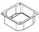 4" Square Double Gang Device Rings 4" Square Double Gang Device Rings Ideal for exposed work applications, providing an easy method for the installation of electrical devices Can be used on any 4"