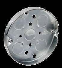 Heavy duty for mounting to outlet and concrete boxes P4451 RC141 RC142 34S 33R Round Pancake Box, Covers & Fixture Hangers Depth P4451