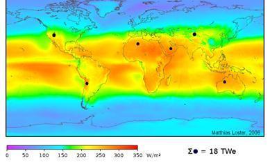 Global Sunlight Map Obtain wind speed from global databases or local weather stations Obtain fuel cost including delivery to site