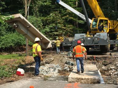 27 th Street over Broad Branch Stream Diversion and Demolition: Limited staging areas Rock Creek