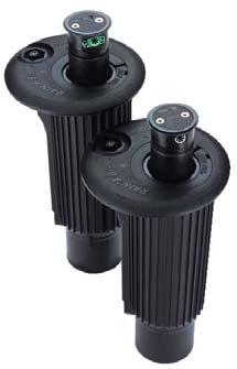 SPECIFICATION Cont Gear Drive heads for the rear garden: Rain Bird Eagle Series gear drive sprinkler! Electric valve in head! Top serviceable! Enhanced Nozzles for windy locations!
