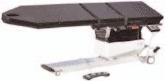 comfortable prone positioning Low profile base for C-Arm clearance Accessory rails The extra-large radiolucent area, free-float X-Y tabletop, motorized control of height, lateral roll, Trendelenburg