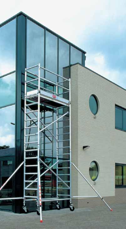 Single width rolling tower 5100 If there is little room for placing a scaffold, Altrex s 5100 rolling tower offers an excellent solution with its narrow 75 cm frames.