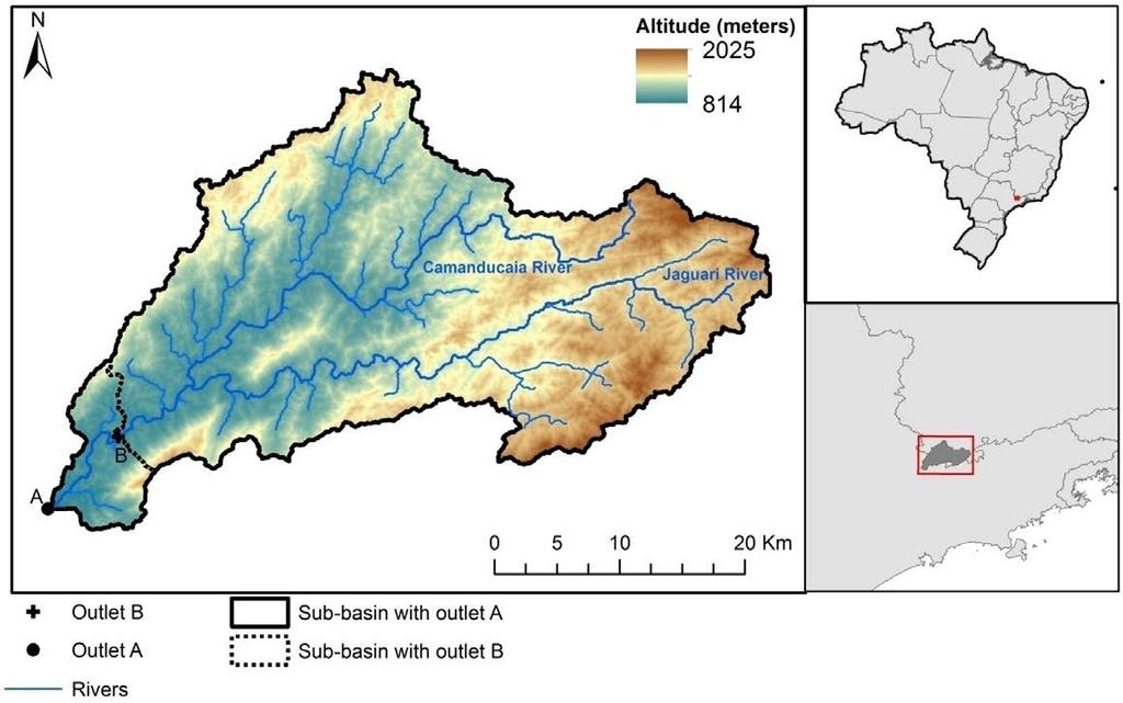 Jaguari Sub-basin Drainage area: 968.