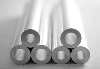 according to EN 754 External diameter (mm) * * Larger/smaller diameters upon request Wall thickness (mm) 15 25 1 4 25 35 1 6 35 60 2 8 60 90 3 12 90 160 3 15 Alloy according to EN 573-3, AA Fitness